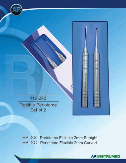 Flexible Periotome-Set, 2 Stück – AR Instrumed, Wurzelheber