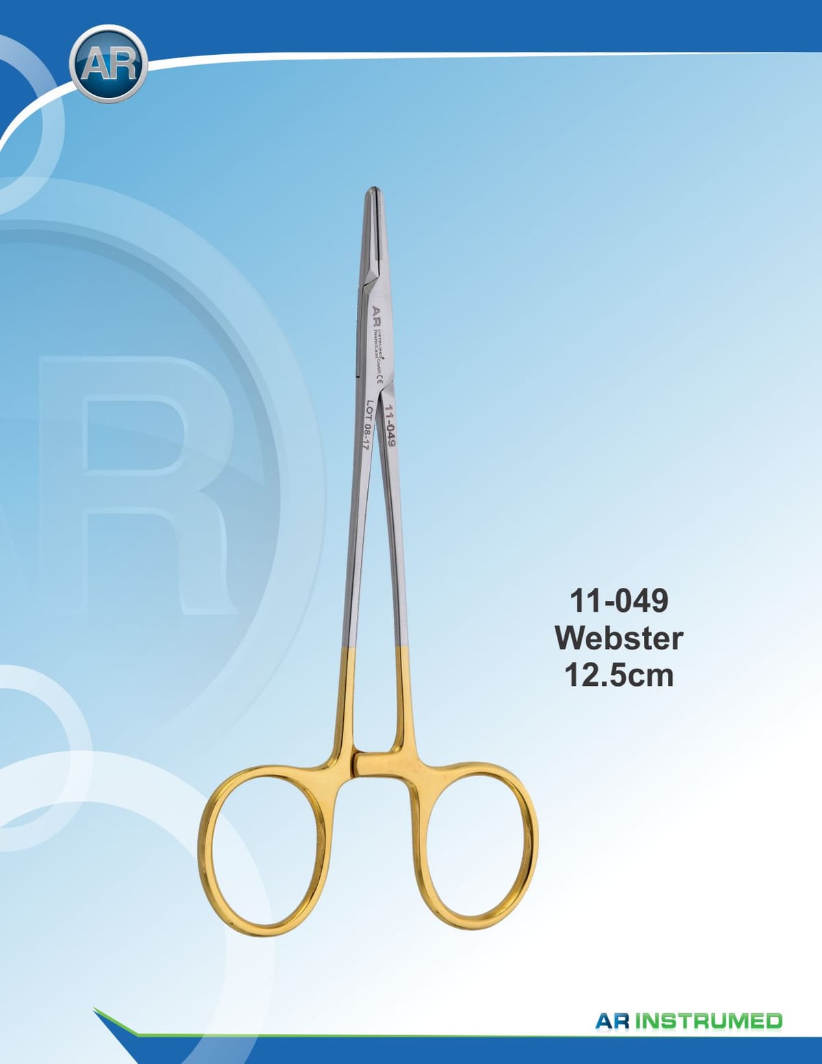 Webster Needle Holder 12.5cm – AR Instrumed, Surgical Instruments