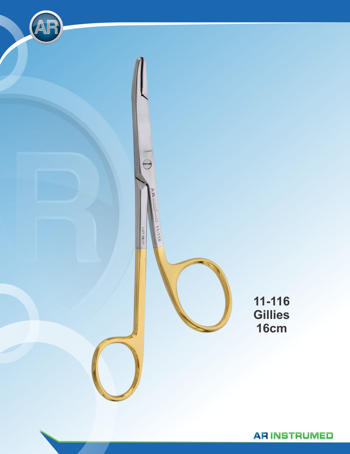 Gillies Needle Holder 16cm – AR Instrumed, Surgical Instruments