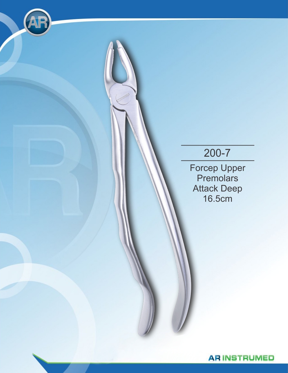 Forcep Upper Premolars Attack Deep 16.5cm