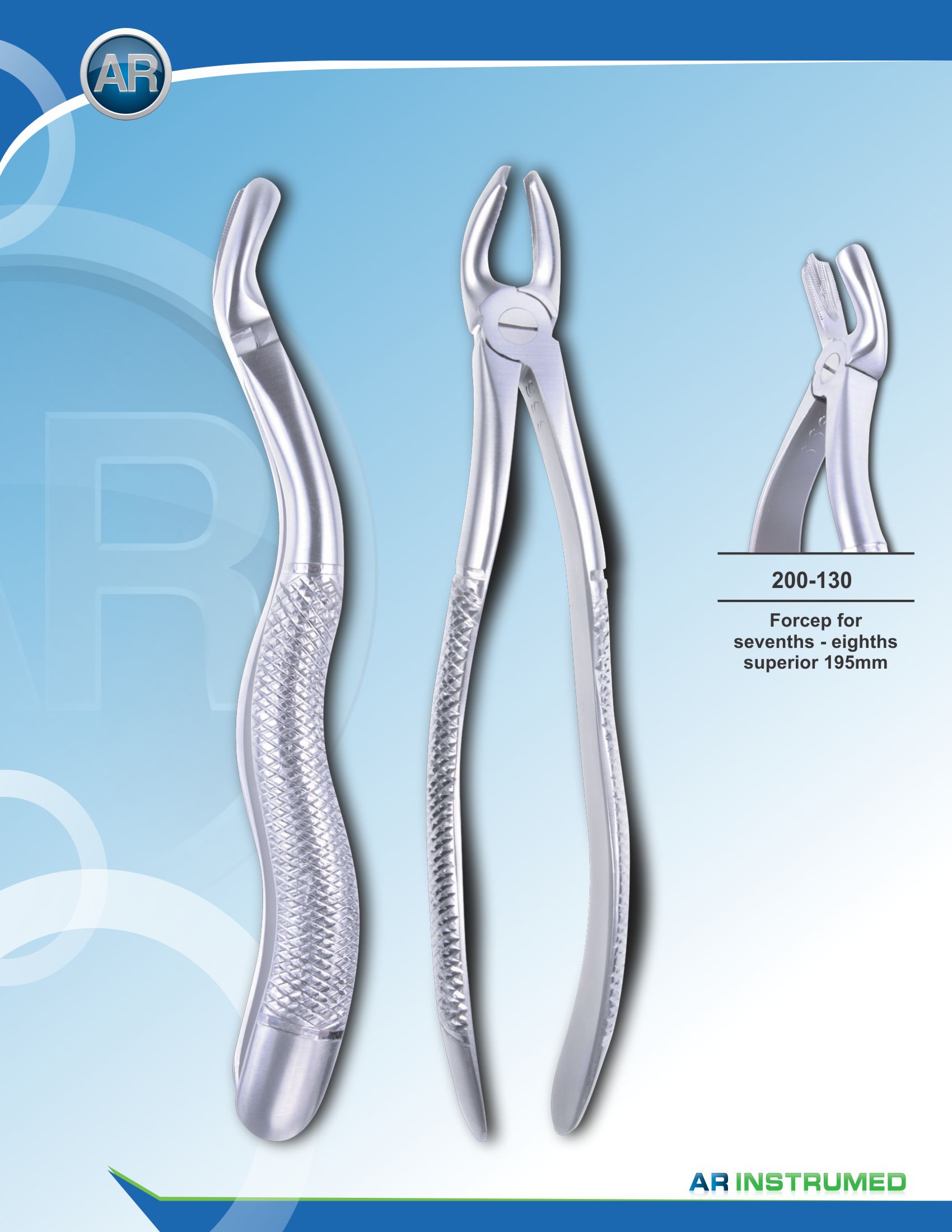 Forcep for Sevenths-Eighths Superior 19.5cm