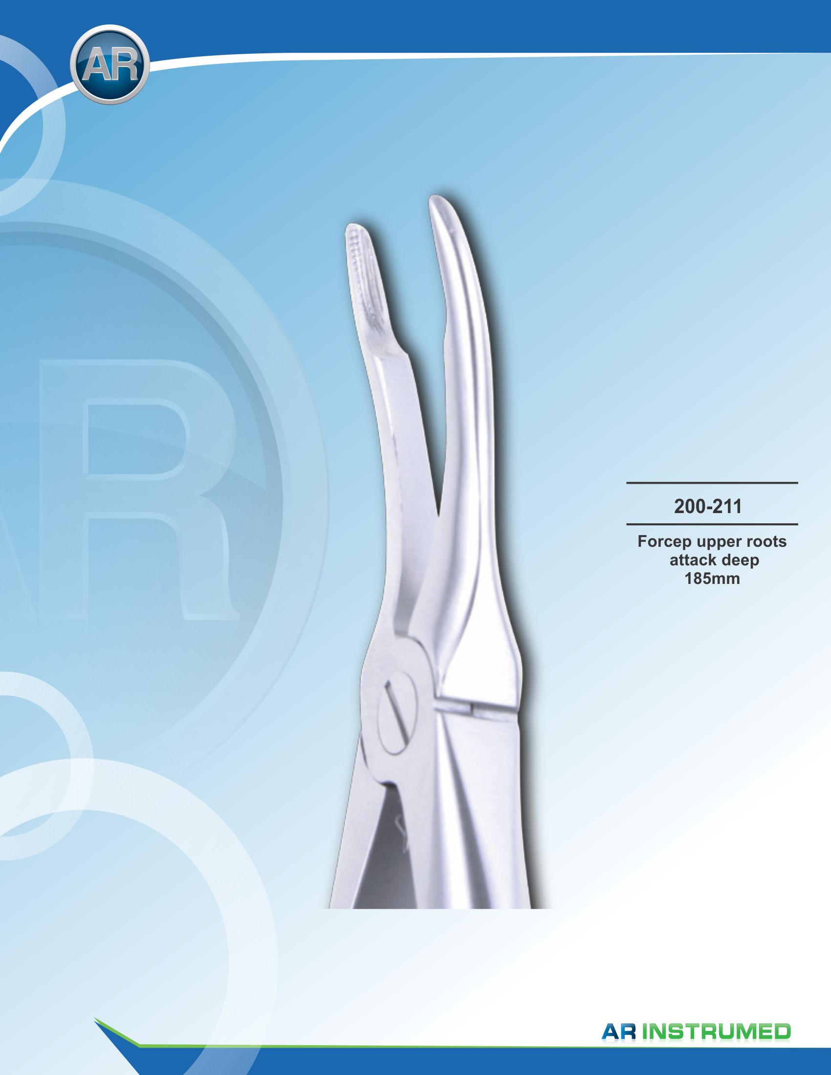 Forcep Upper Roots Attack Deep 18.5cm