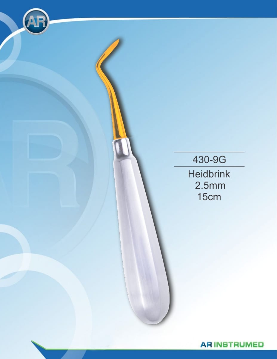 Heidbrink Root Elevator 3mm 15cm – AR Instrumed, Root Elevators