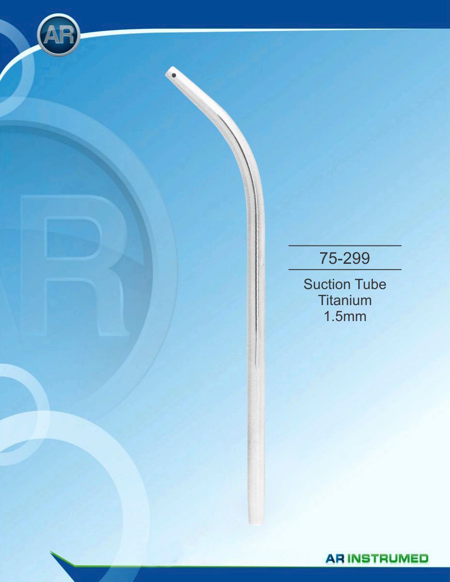 Suction Tube Titanium 1.5mm