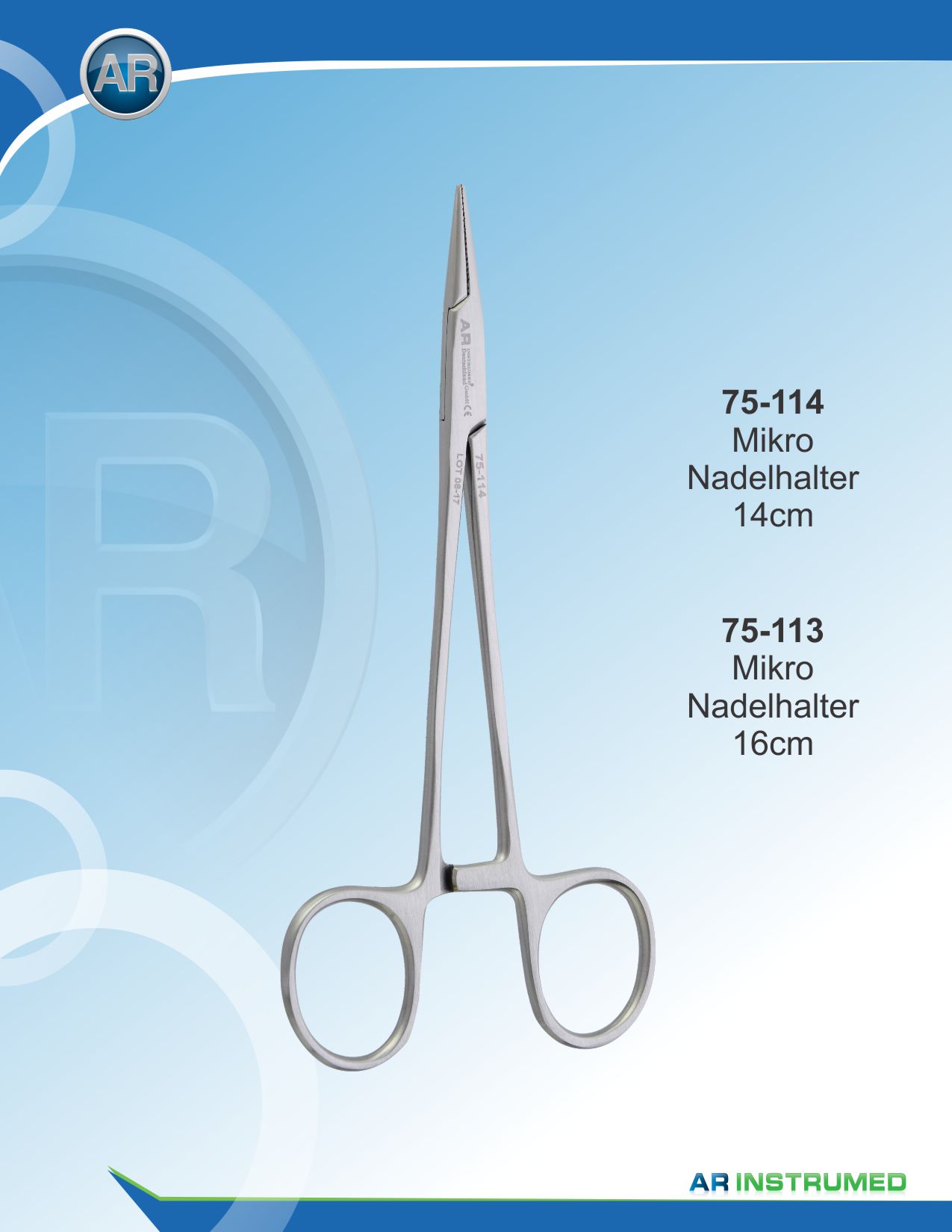 Micro Needle Holder 14cm