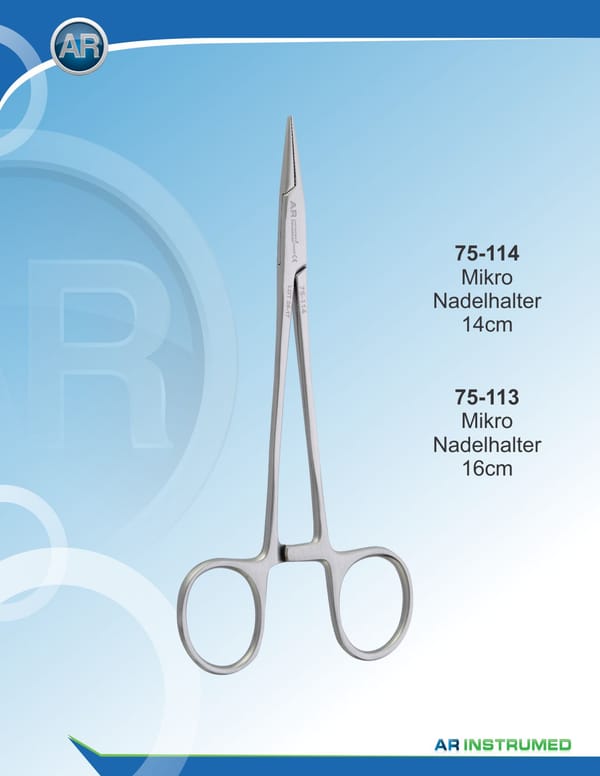 Micro Needle Holder 14cm