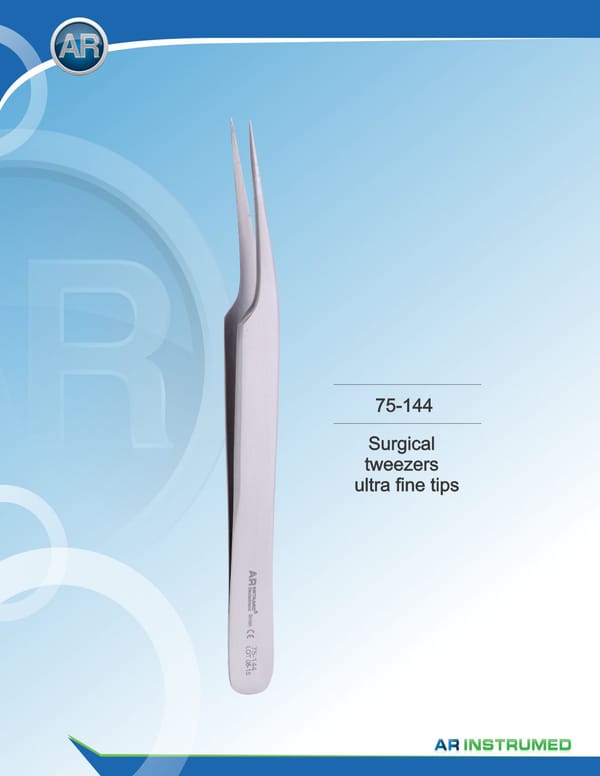 Surgical Tweezer Ultra Fine Tips