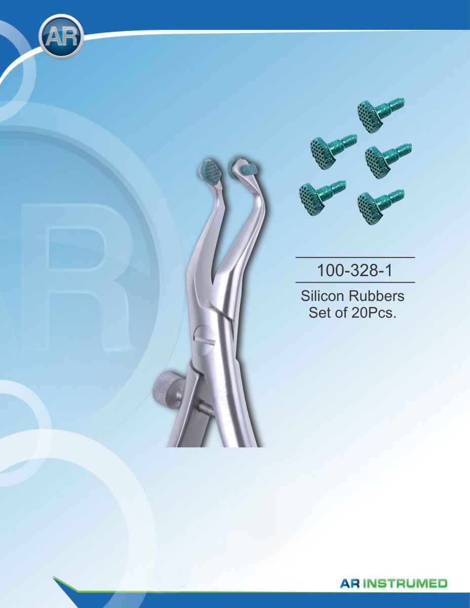 Silicon Rubbers Set of 20Pcs – AR Instrumed, Dappen Dishes