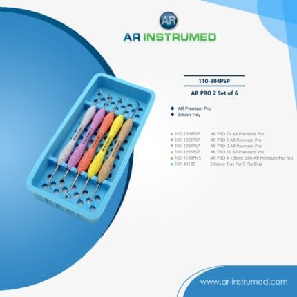 AR PRO 2 Set of 6 Silicone Tray AR Premium Pro – AR Instrumed, Füllungsinstrumente
