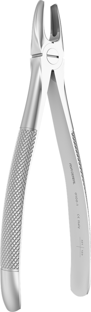 OK-Frontzähne - 17.3 ± 0.3 cm - mit geriffelten Spitzen 0100-1