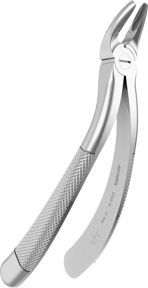 Pinza per denti del giudizio superiori - 17 cm - con profilo ritentivo