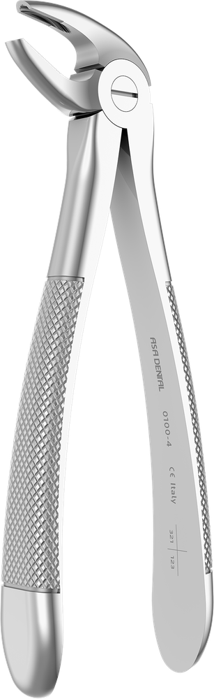 Pinza per incisivi e canini inferiori 0100-4 – ASA Dental S.p.A. Uninominale, Extraction Forceps