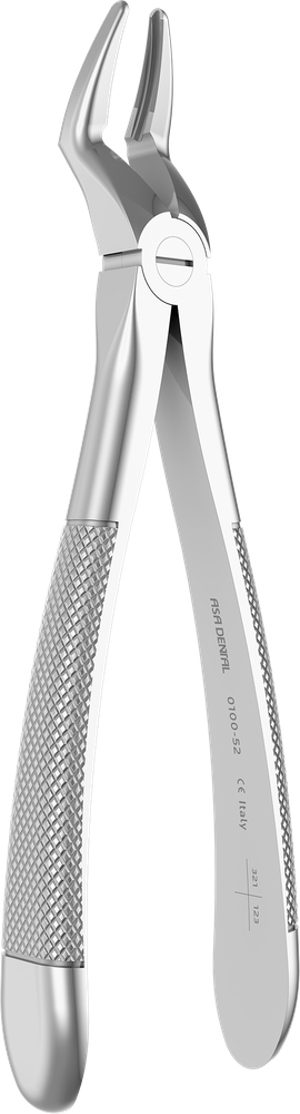 OK-Wurzeln und Eckzähne - 18,6 cm - mit geriffelten Spitzen 0100-52 – ASA Dental S.p.A. Uninominale