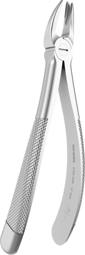 OK-Molaren rechts - 17 cm - mit geriffelten Spitzen 0100-66R – ASA Dental S.p.A. Uninominale