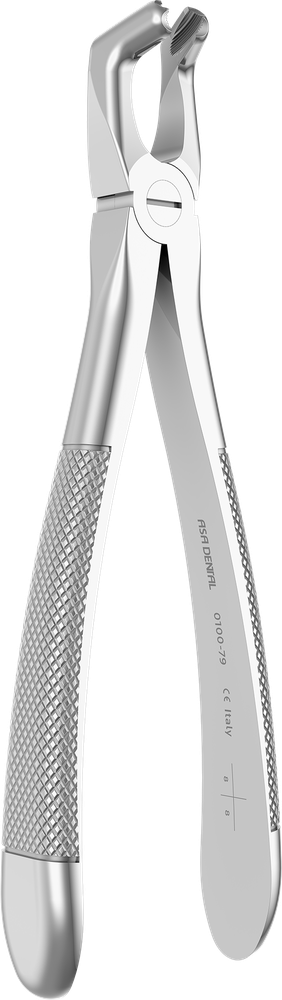 UK-Weisheitszähne - 17.1 ± 0.3 cm - mit geriffelten Spitzen 0100-79