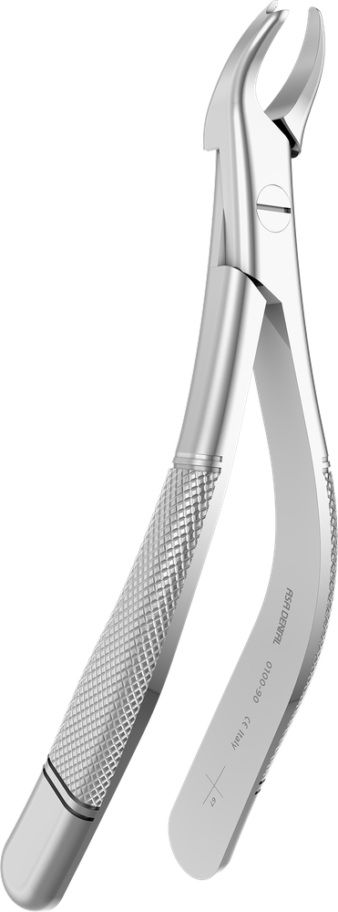 OK-Molaren links - 17.8 ± 0.3 cm - mit geriffelten Spitzen 0100-90 – ASA Dental S.p.A. Uninominale