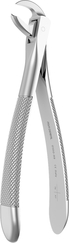 UK-Molaren mit gebrochenen Kronen - 15.8 ± 0.2 cm - mit geriffelten Spitzen 0100-99 – ASA Dental S.p.A. Uninominale