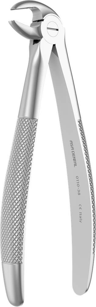UK-Frontzähne - 13.8 ± 0.1 cm - mit geriffelten Spitzen 0110-38
