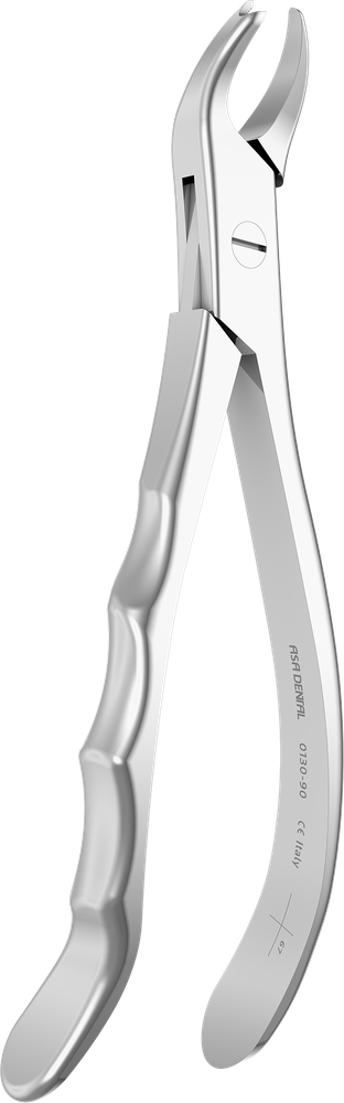 OK-Molaren links - 17.5 ± 0.2 cm - mit geriffelten Spitzen 0130-90 – ASA Dental S.p.A. Uninominale