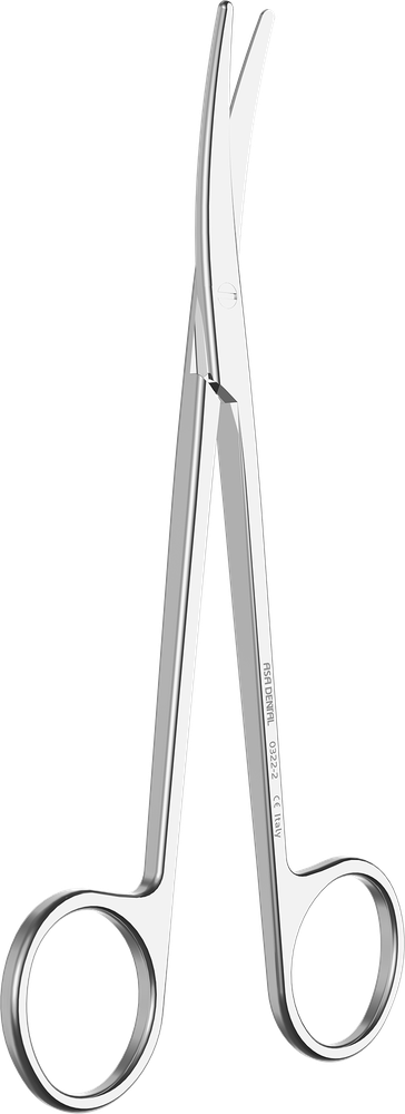 forbici per preparazioni - curve - 14,5 cm