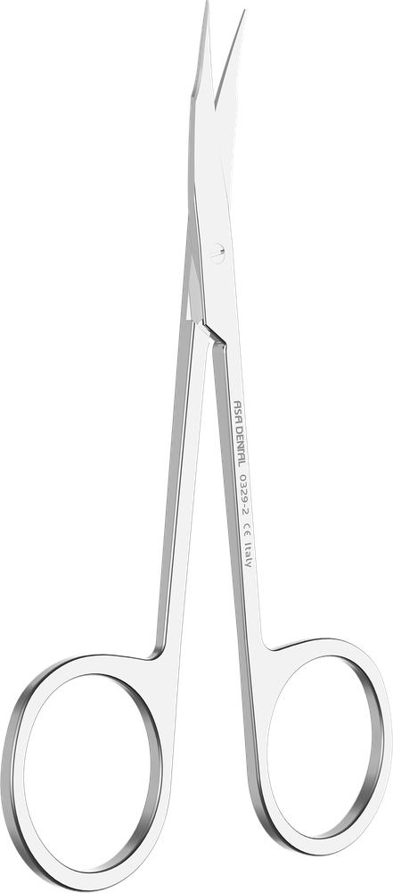 forbici per preparazioni - punte stondate, curve - 11,5 cm