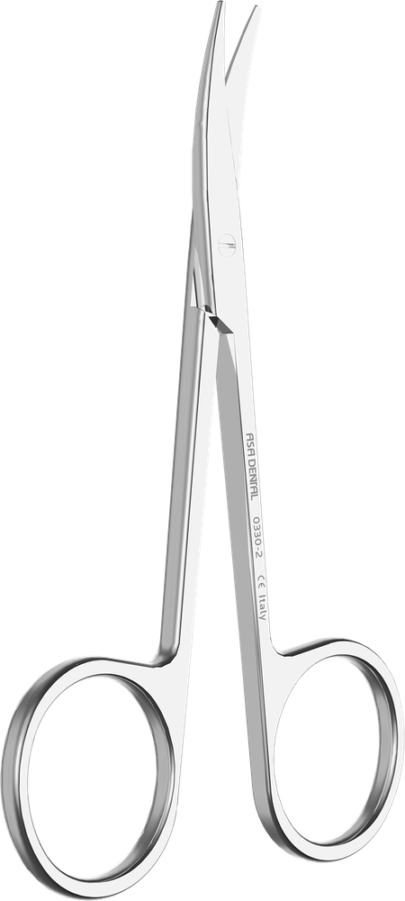 forbici per preparazioni, curve - 11,5 cm