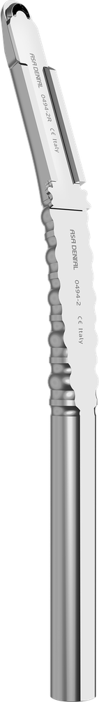 Raschietto per osso - 15 cm - curvo – ASA Dental S.p.A. Uninominale, Bone Rongeurs & Chisels