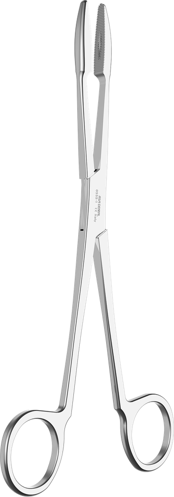 Pinze porta tamponi - rette - 20 cm