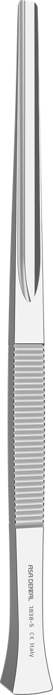 Knochenmeißel für Paradontologie - 17 cm - 6 mm 1838-5