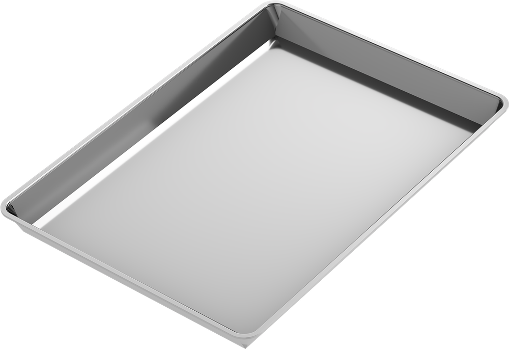 Instrumenten-Tablett - Edelstahl-Tablett - MAXI - 200x150 mm 2737-1 – ASA Dental S.p.A. Uninominale