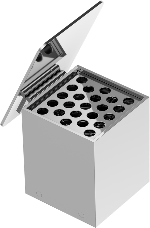 Edelstahl Wattepelletspender 2751-1