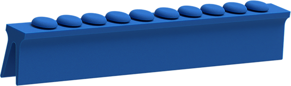 Blau - Silikon-Schiene für 10 Instrumente 2770-G