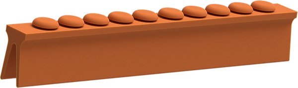 Arancio - Blocca strumenti in silicone 10 posti