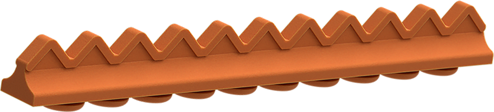 Arancio - griglia in silicone per 10 strumenti