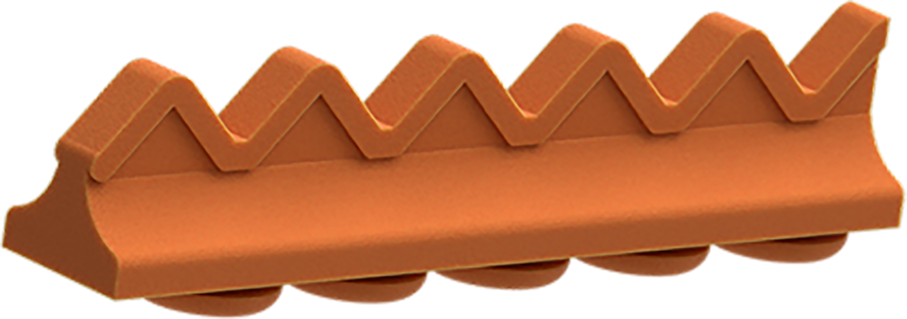 Arancio - griglia in silicone per 5 strumenti