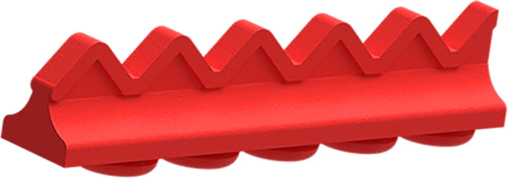 Rosso - griglia in silicone per 5 strumenti – ASA Dental S.p.A. Uninominale, Instrument Cassettes & Trays