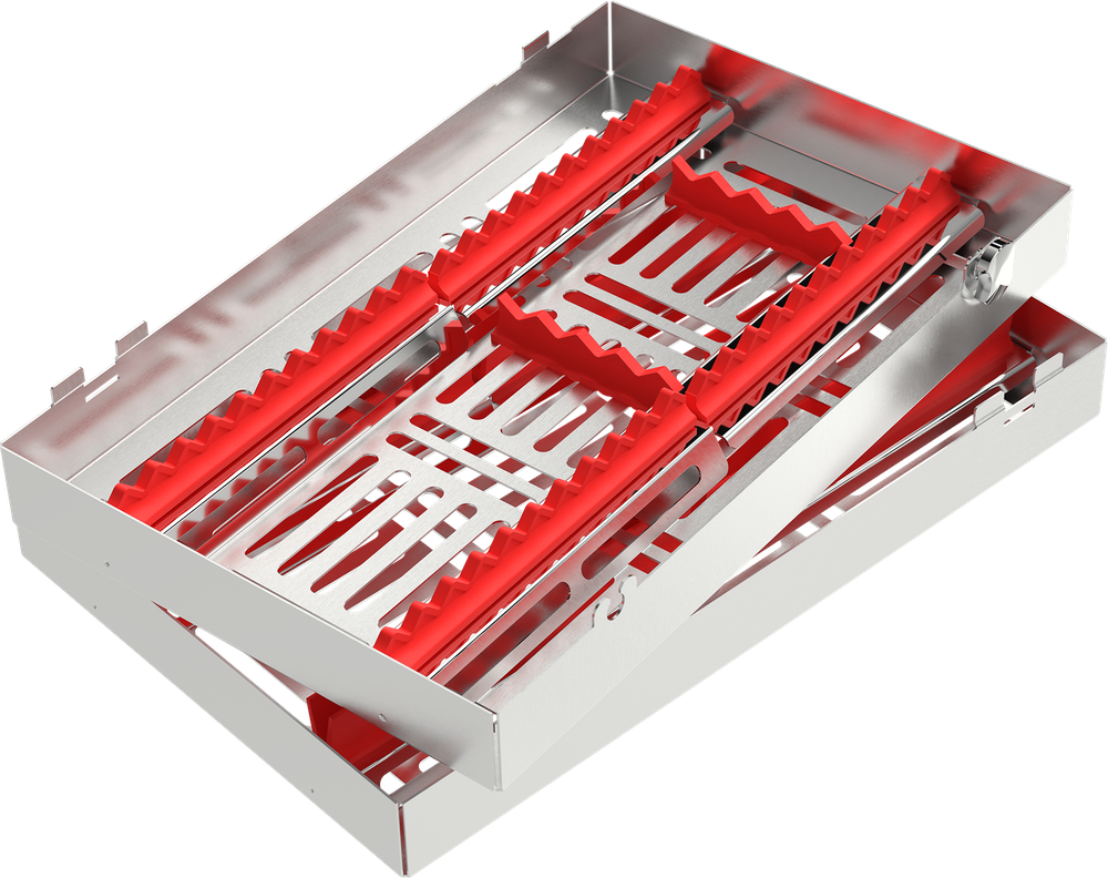Kit Implantologia Perfection - Vassoio portastrumenti con gommine rosse