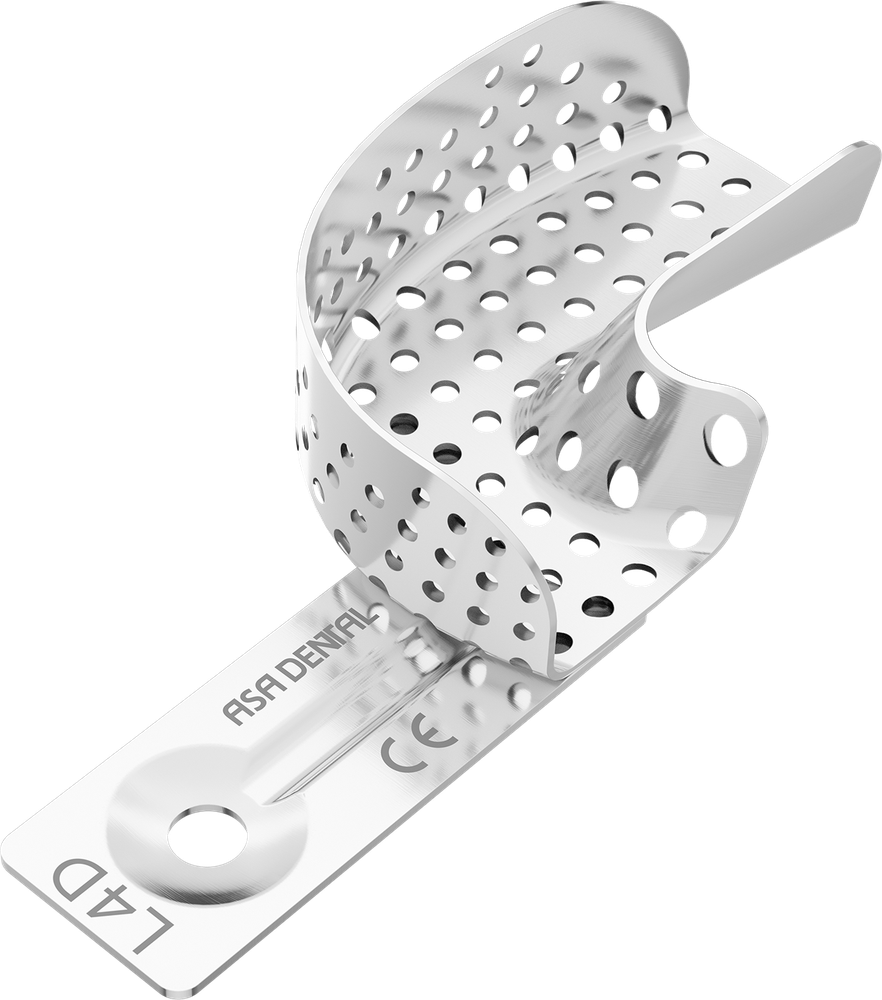Perforiert aus Aluminium - Retentionsrand - HALBSEITIG - M 2800-L4D – ASA Dental S.p.A. Uninominale