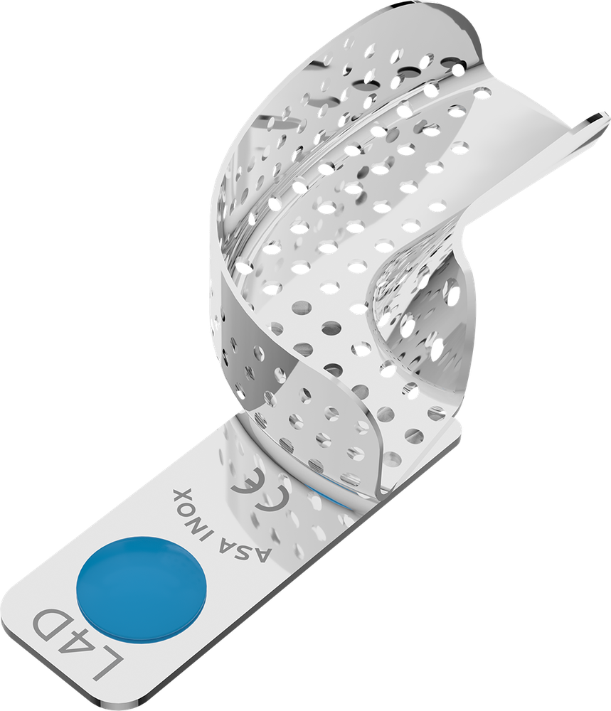 Perforiert, Edelstahl - Retentionsrand - HALBSEITIG - M 2801-L4D – ASA Dental S.p.A. Uninominale