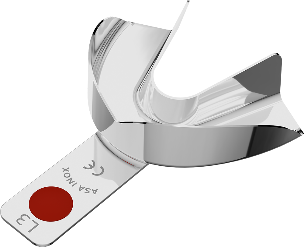 Nicht perforiert, Edelstahl - Retentionsrand - UK - S 2802-L3 – ASA Dental S.p.A. Uninominale
