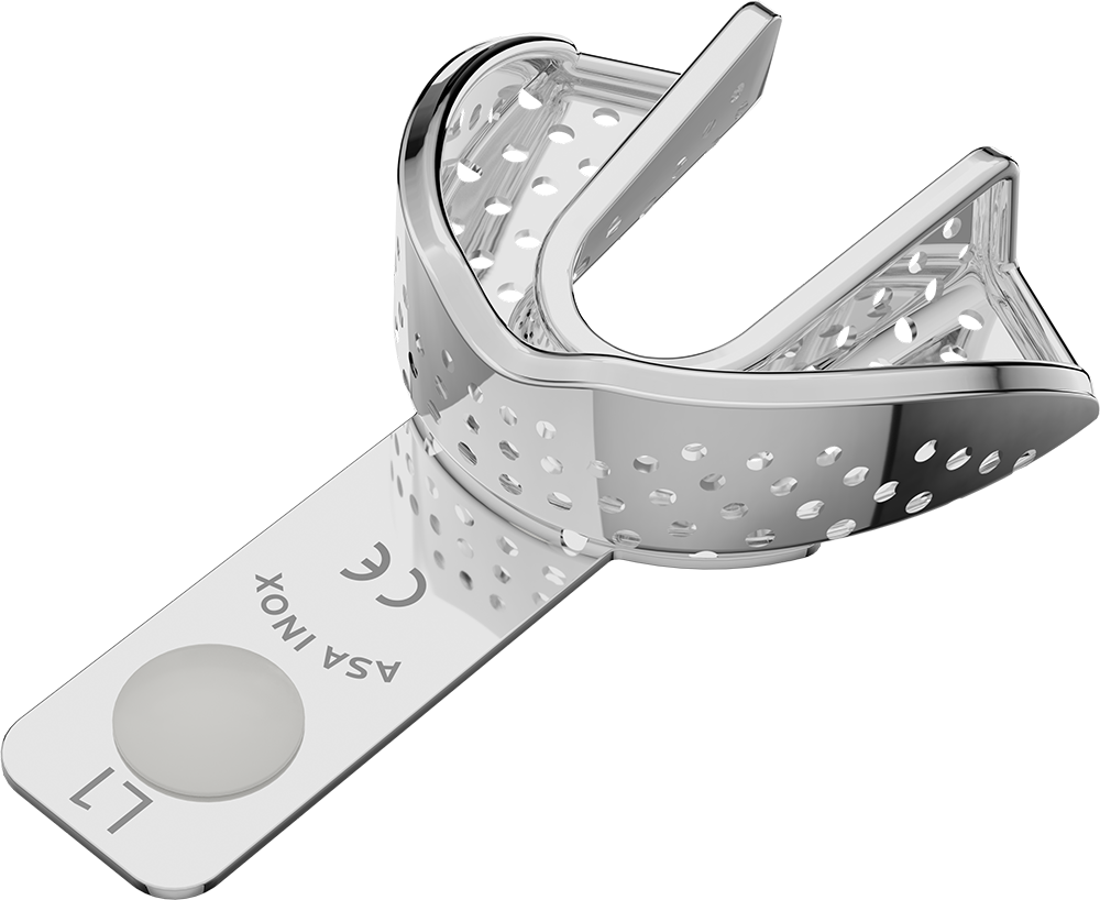Perforiert, Edelstahl - PERMA-LOCK - Retentionsrand - UK - XXS 2804-L1 – ASA Dental S.p.A. Uninominale