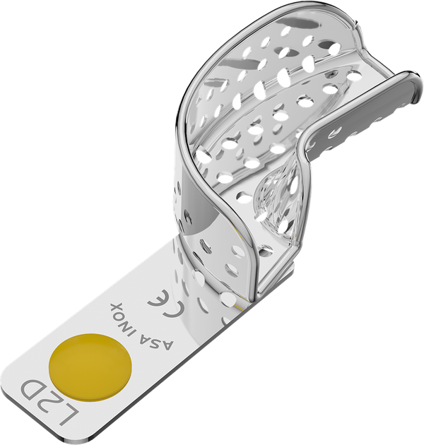 Perforiert, Edelstahl - PERMA-LOCK - Retentionsrand - HALBSEITIG - XS 2804-L2D