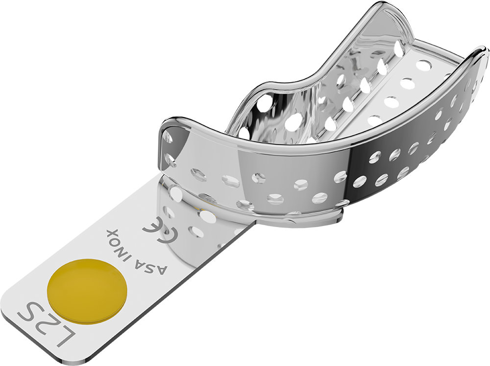 Perforiert, Edelstahl - PERMA-LOCK - Retentionsrand - HALBSEITIG - XS 2804-L2S – ASA Dental S.p.A. Uninominale