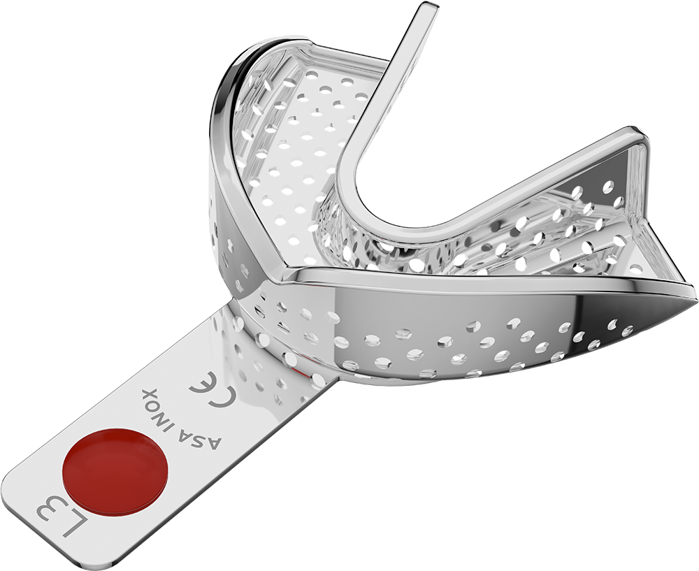 Perforiert, Edelstahl - PERMA-LOCK - Retentionsrand - UK - S 2804-L3 – ASA Dental S.p.A. Uninominale