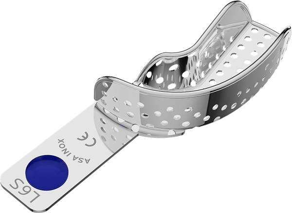 Perforiert, Edelstahl - PERMA-LOCK - Retentionsrand - HALBSEITIG - XL 2804-L6S