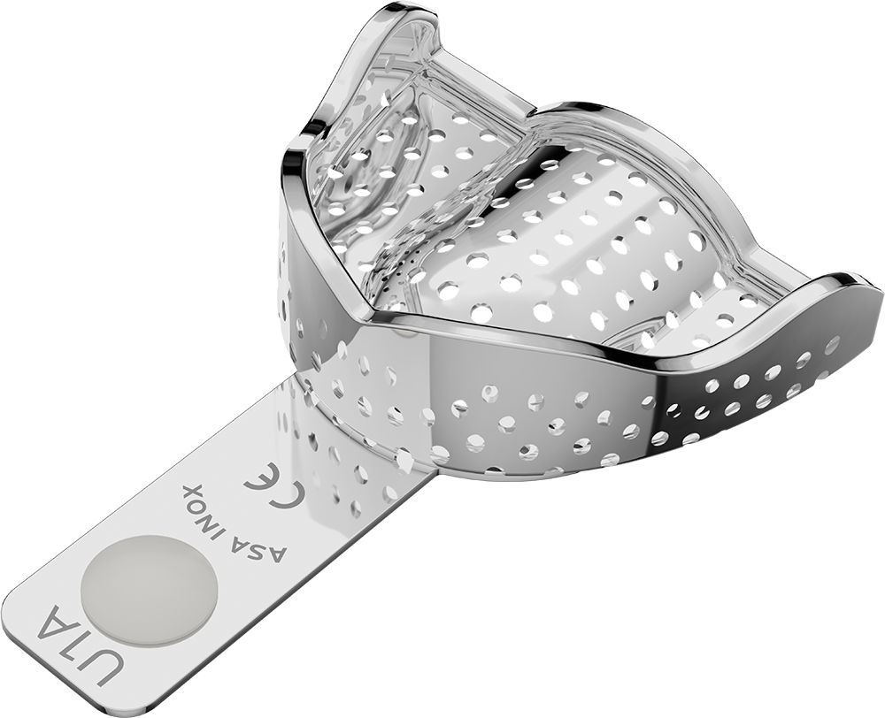 Perforiert, Edelstahl - PERMA-LOCK Anatomic - Retentionsrand - OK - XXS 2804-U1A – ASA Dental S.p.A. Uninominale