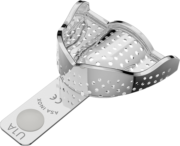 Perforiert, Edelstahl - PERMA-LOCK Anatomic - Retentionsrand - OK - XXS 2804-U1A