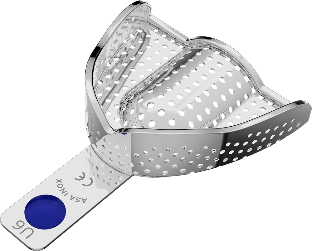 Perforiert, Edelstahl - PERMA-LOCK - Retentionsrand - OK - XL 2804-U6 – ASA Dental S.p.A. Uninominale