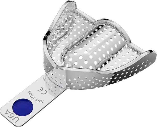 Perforiert, Edelstahl - PERMA-LOCK Anatomic - Retentionsrand - OK - XL 2804-U6A