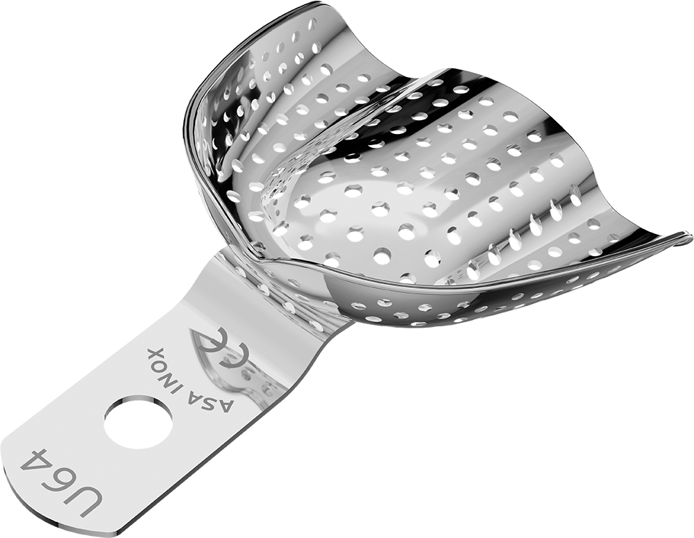 Perforiert, Edelstahl - unbezahnt - Retentionsrand - OK - S 2806-U64 – ASA Dental S.p.A. Uninominale